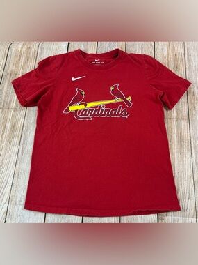 Nike St Louis Cardinals MLB Kids Youth Size Large Shirt Red Molina #4